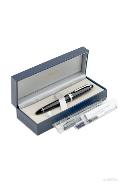 Sailor 1911L Black Platinum Trims