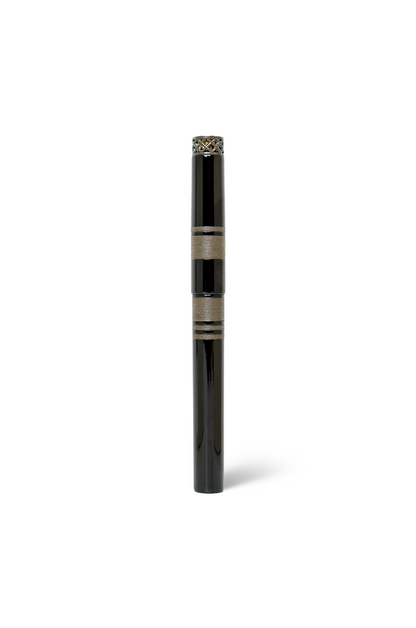 Nakaya 20th Anniversary Kuro-roiro with Silver Strings Rolled Model