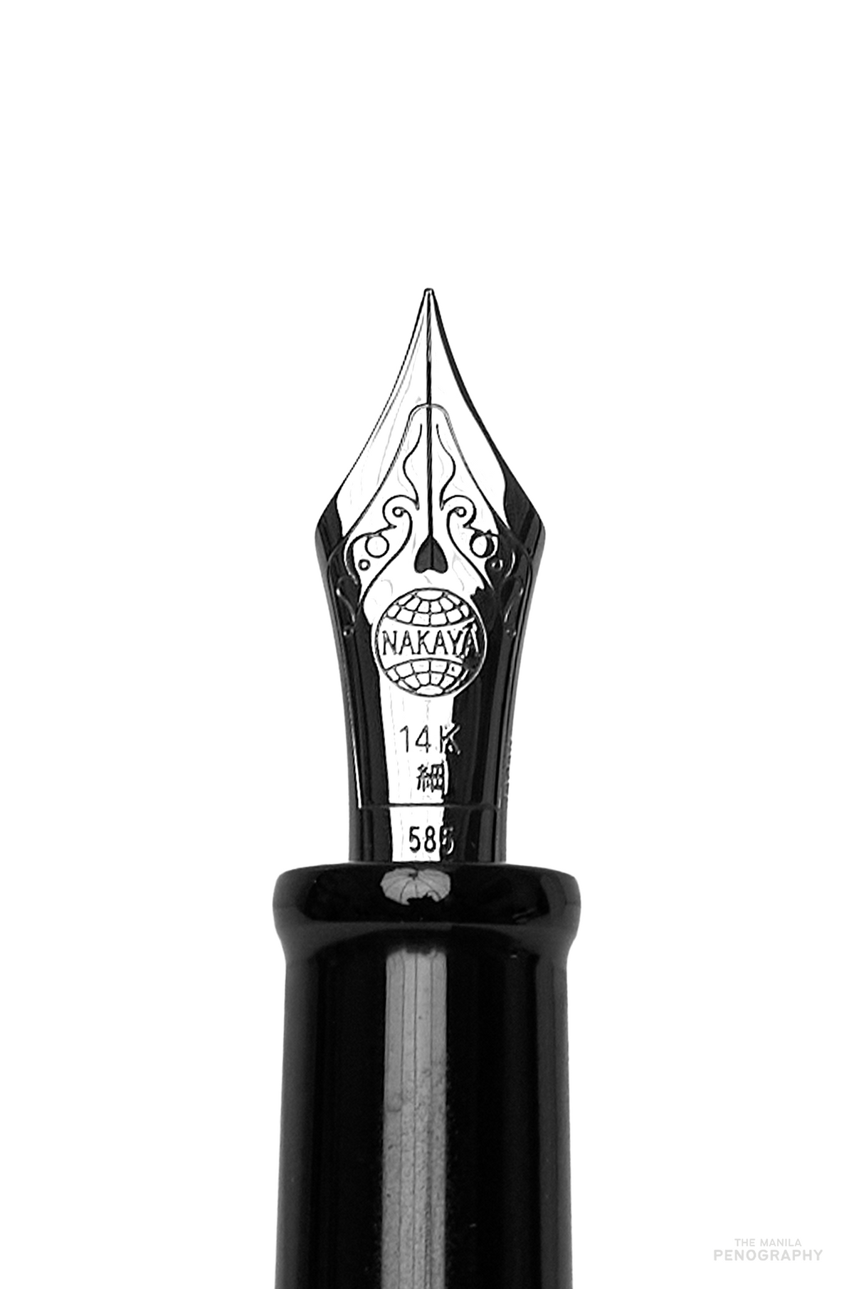 Nakaya 20th Anniversary Kuro-roiro with Silver Strings Rolled Model