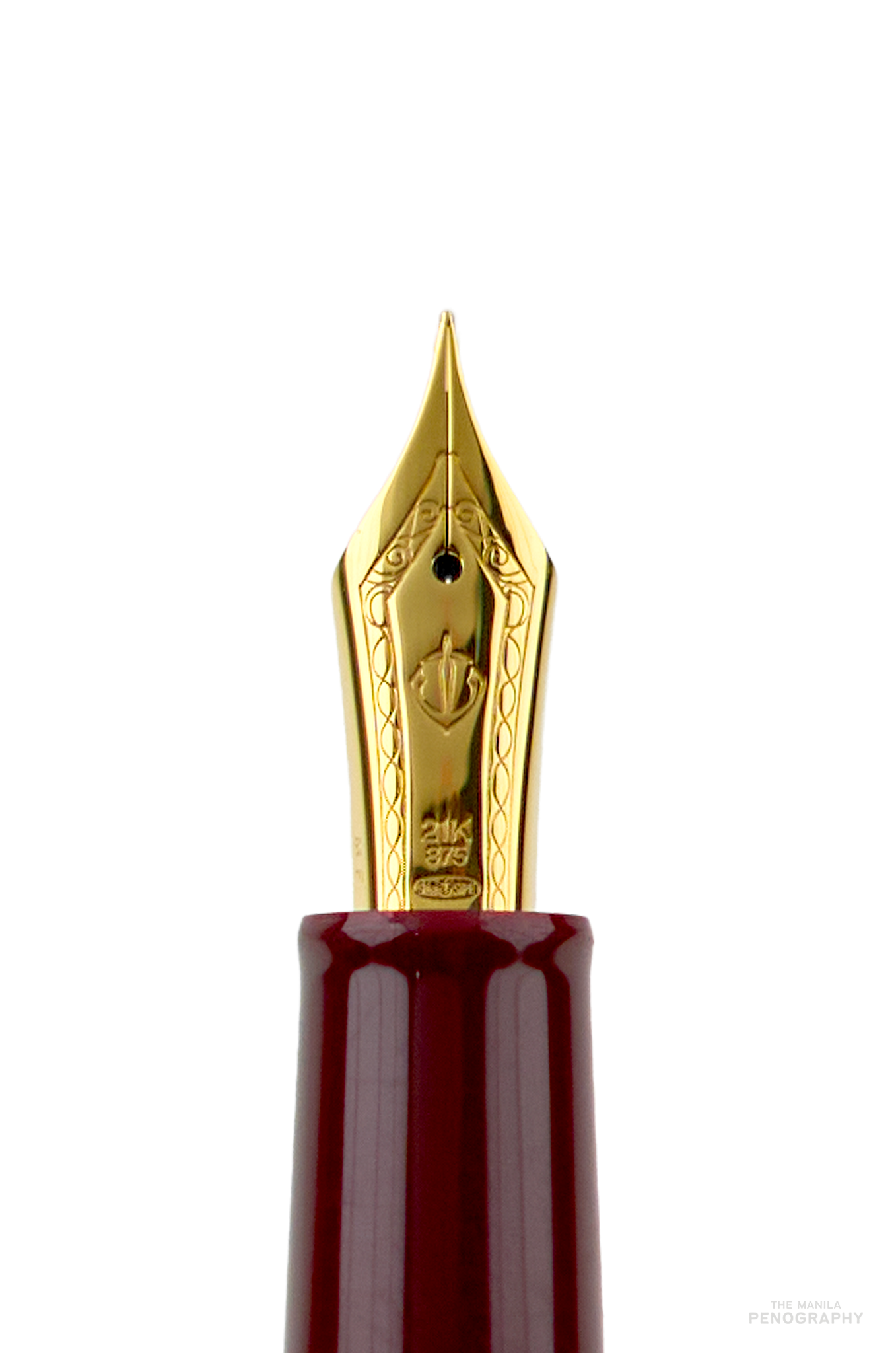 Sailor 1911L Burgundy Gold Trim