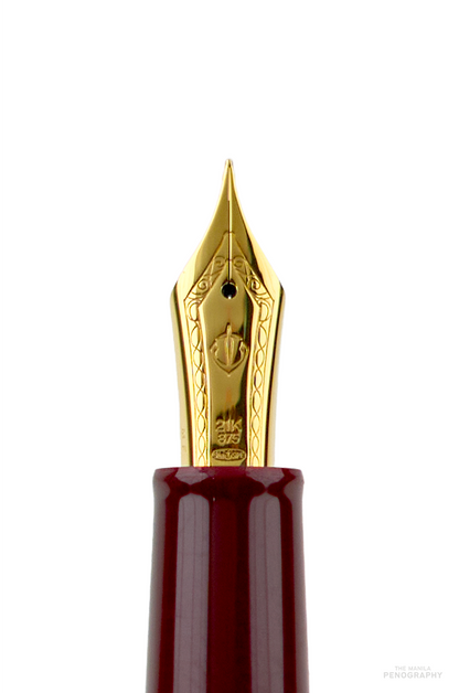 Sailor 1911L Burgundy Gold Trim