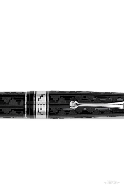 Leonardo Momento Zero Grande Art Deco Deep Black (Platinum Trims)