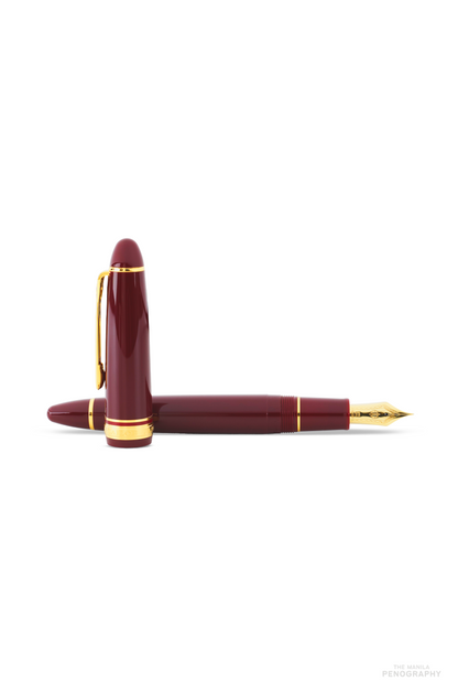Sailor 1911L Burgundy Gold Trim