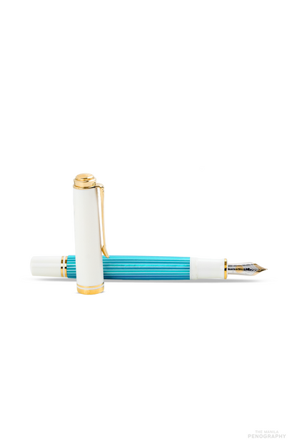Pelikan M600 Turquoise-White