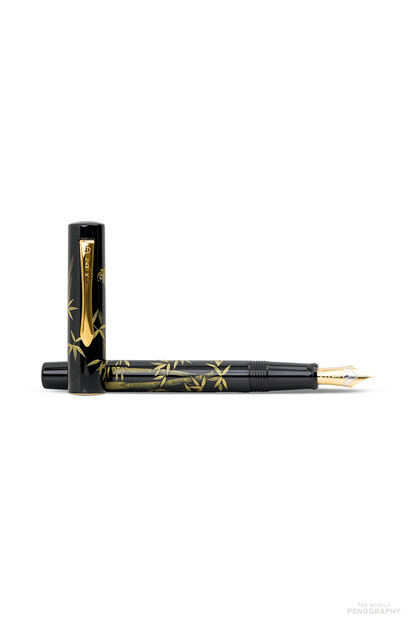 Namiki Yukari Chinkin Bamboo and Sparrow