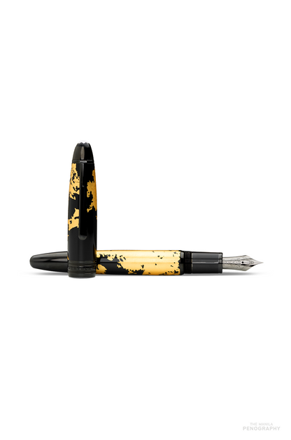 Montblanc 146 Solitaire Calligraphy Gold Leaf