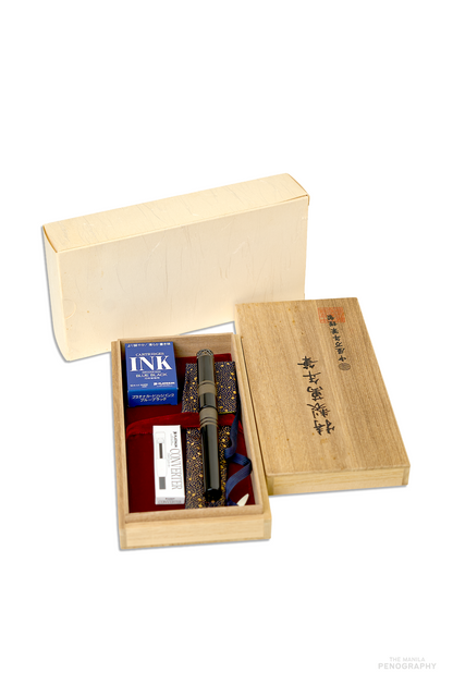 Nakaya 20th Anniversary Kuro-roiro with Silver Strings Rolled Model