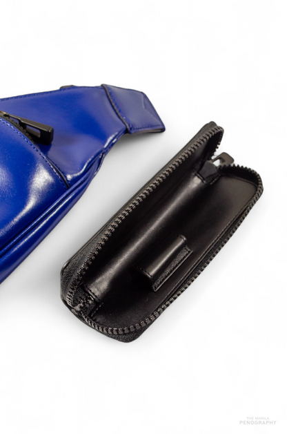 Montblanc Extreme 2.0 Blue Glossy Leather Chest Bag